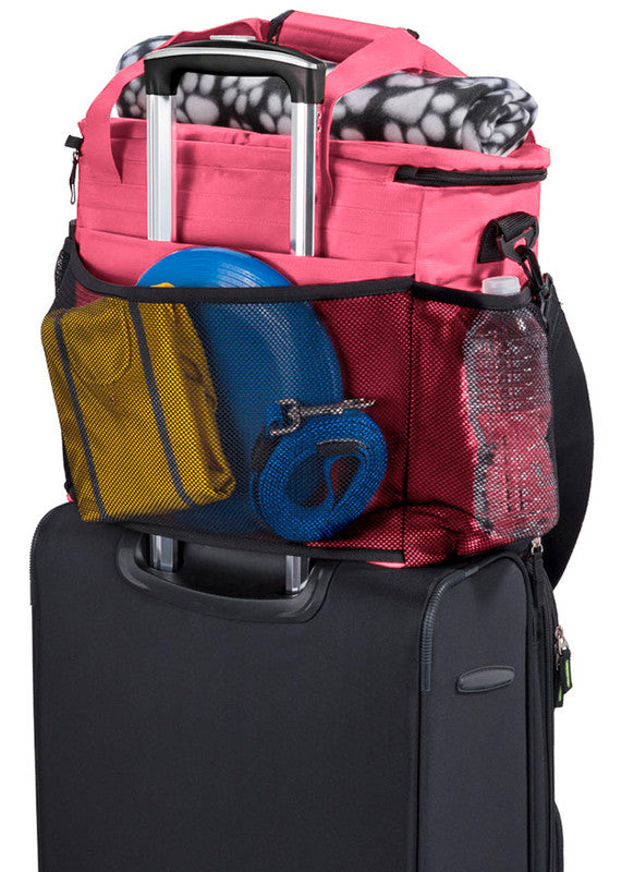 Dog Travel Bag In Pink