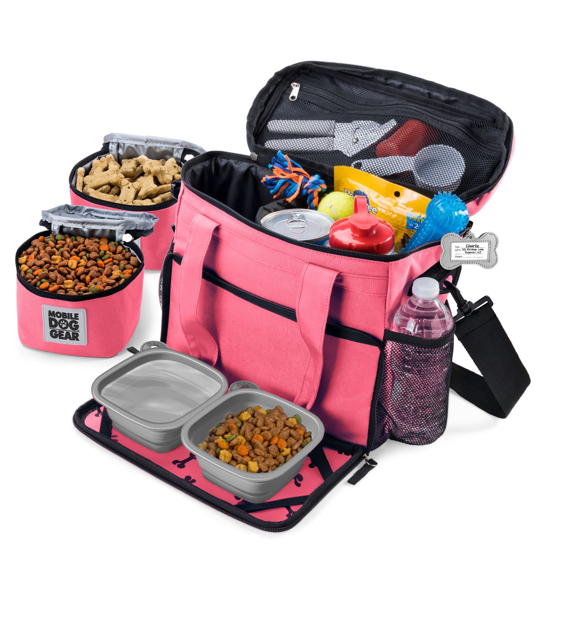 Dog food pink bag best sale